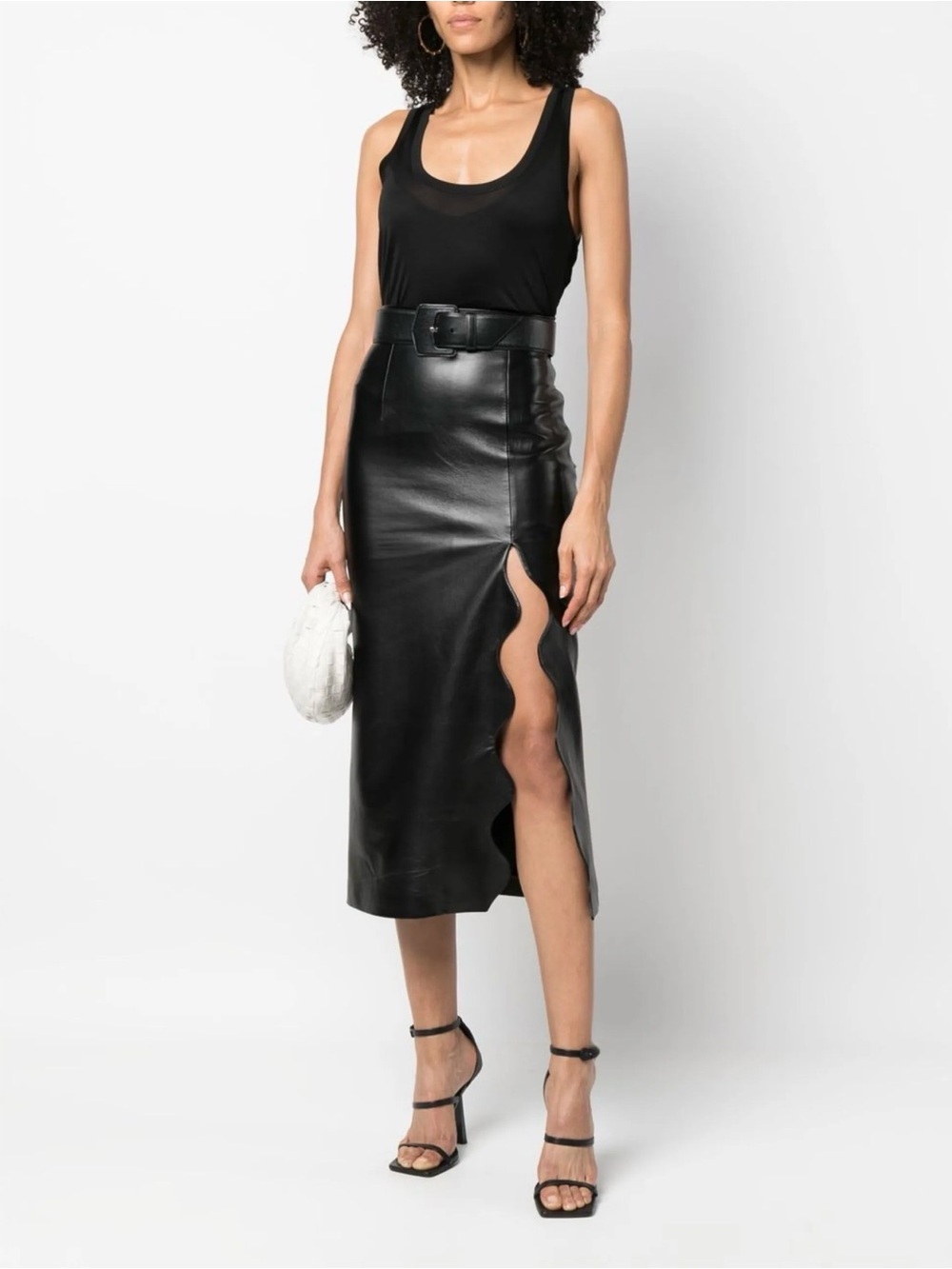 Tom Ford Black Scoop Neck Tank Top